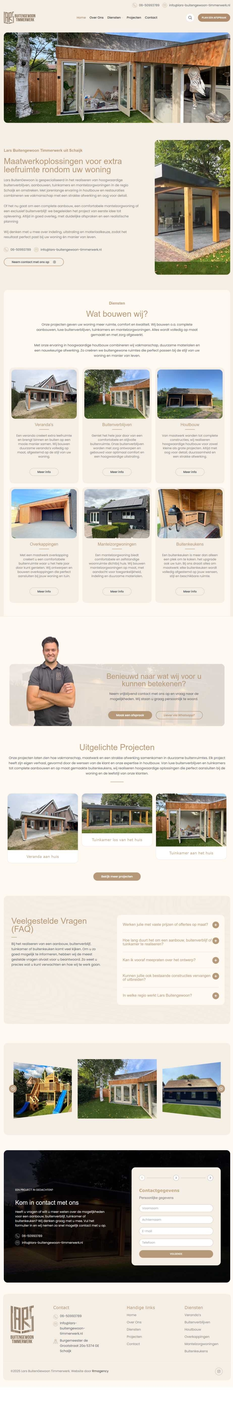 Custom Outdoor Carpentry